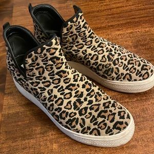 Steve Madden leopard print sneakers